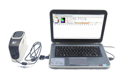 Spectrophotometer χρώματος καισίου -600 CHNSpec φορητός ανιχνευτής με το άνοιγμα δοκιμής 10mm